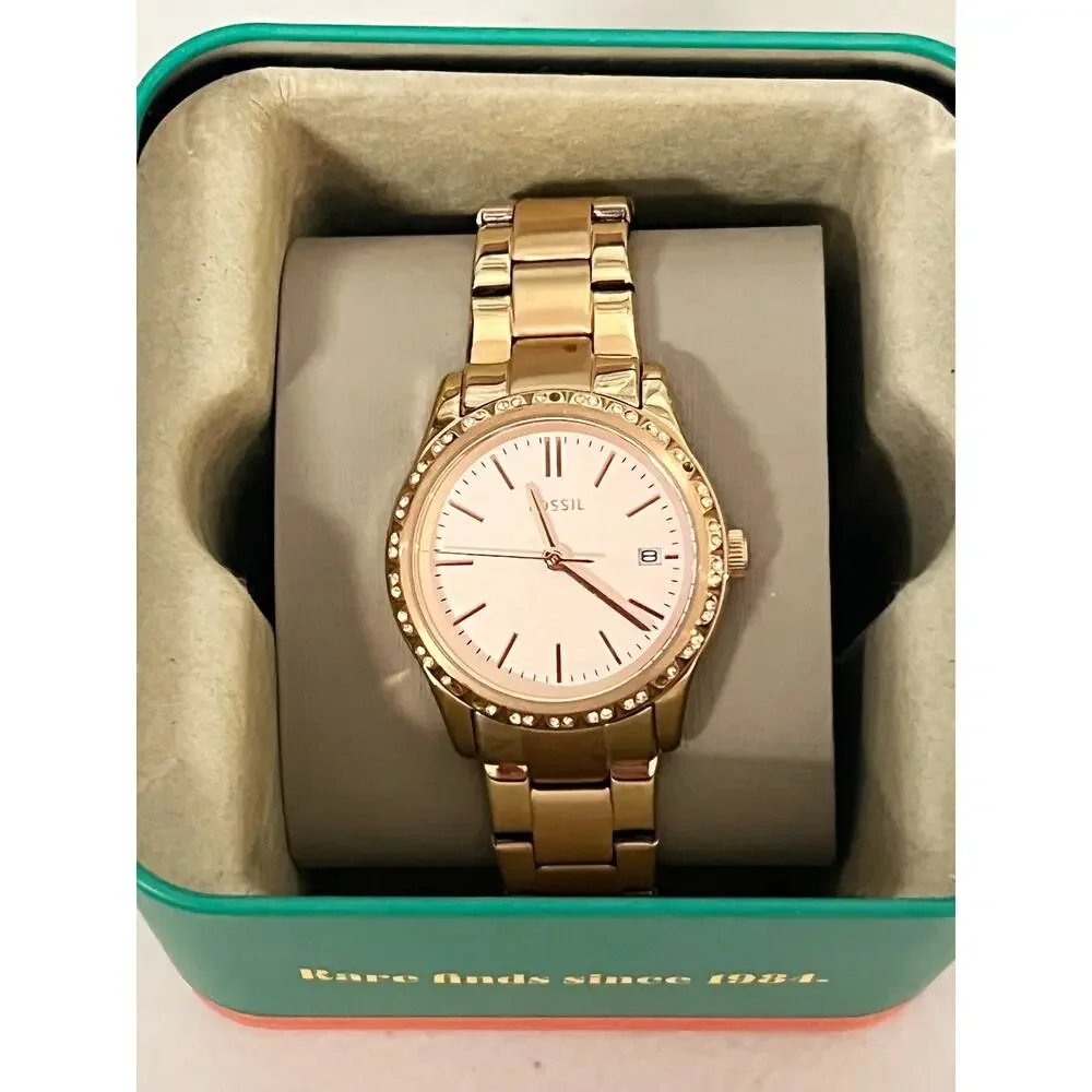 Fossil BQ3374 Women's Adalyn Quartz Stainless Steel Dress Watch